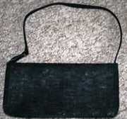 Black Sequined Evening Bag...